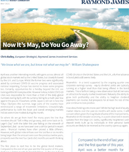 Now its May, do you go away? Raymond James Ribble Valley