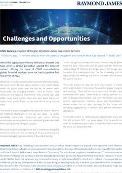 Raymond James Ribble Valley Challenges & opportunities Investment market commentary - Jan 2022